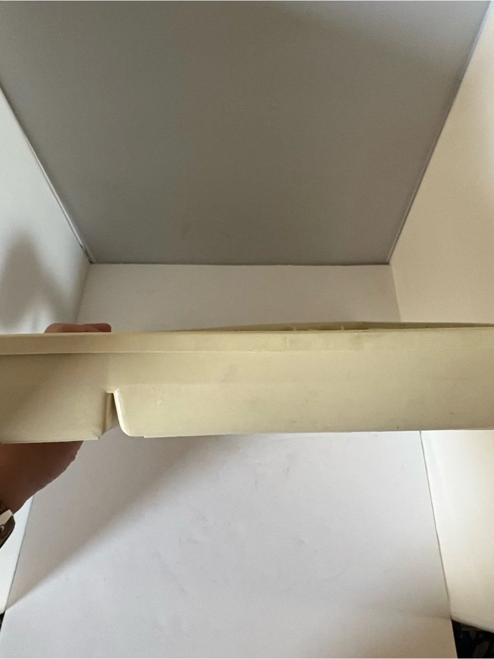 Vintage Silverware Flatware Drawer Organizer Tray Beige Floral Labeled 6 Section
